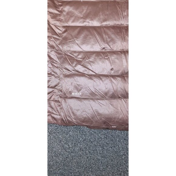 The North Face Aconcagua Down Vest Womens XL Metallic Rose Gold Puffer Jacket - Picture 5 of 5